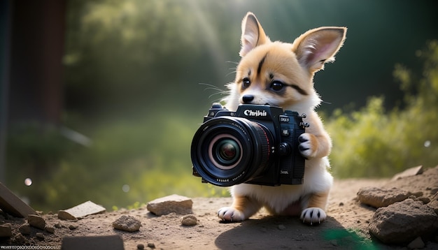 Animais chibi fofos gerados por IA juntam-se ao dia mundial da fotografia