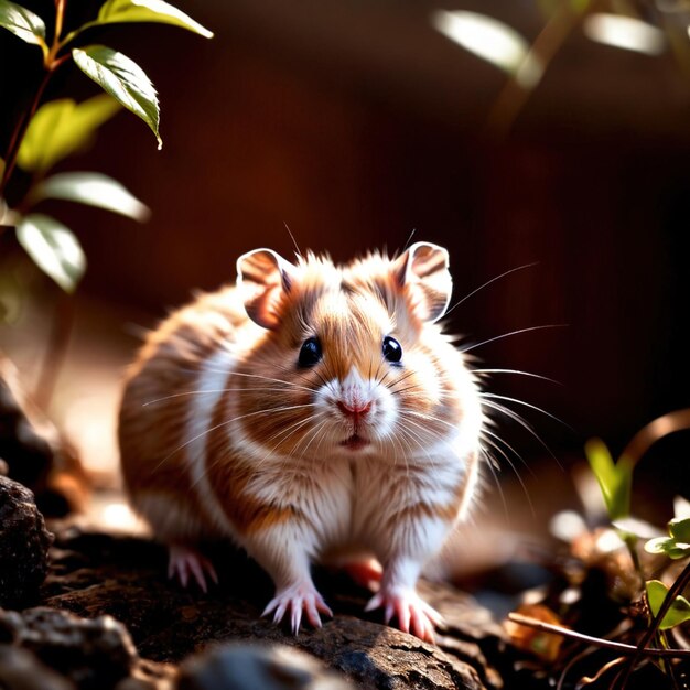 Foto animais selvagens de cobaias que vivem na natureza, parte do ecossistema