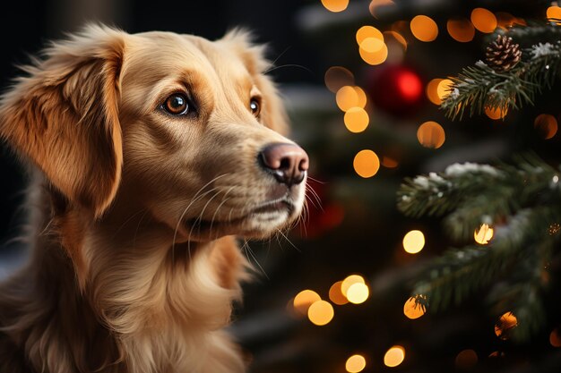 Animais selvagens de Natal Com fundo de animais bonitos