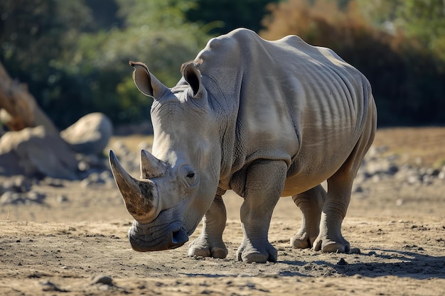 Animal-cabeça de rinoceronte africano Gerar Ai