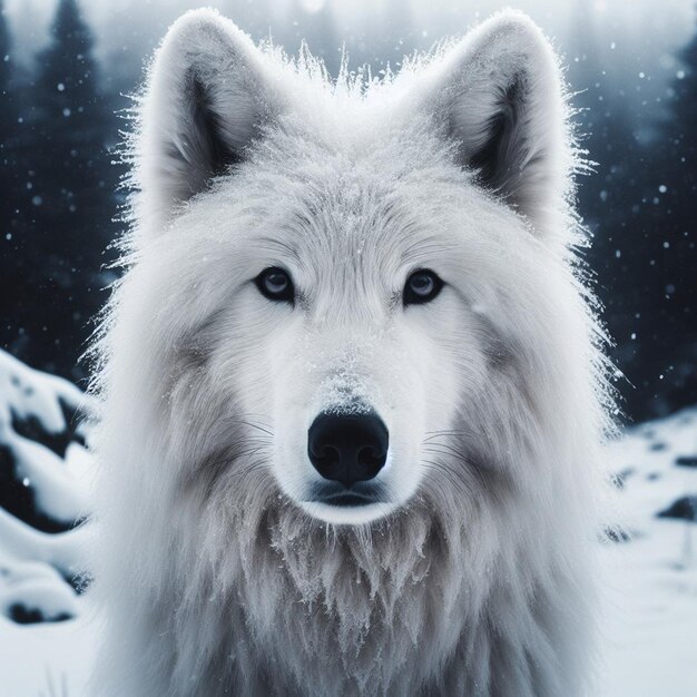 Animal de Inverno do Lobo