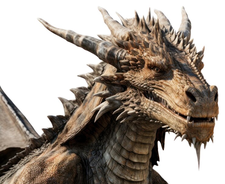 Foto animal dinossauro dragão de png fundo branco