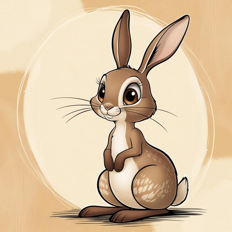 Foto animales de dibujos animados de la liebre456 10
