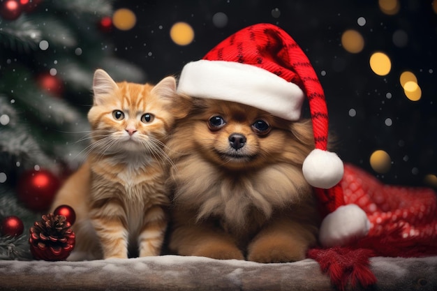 Animales divertidos de Navidad