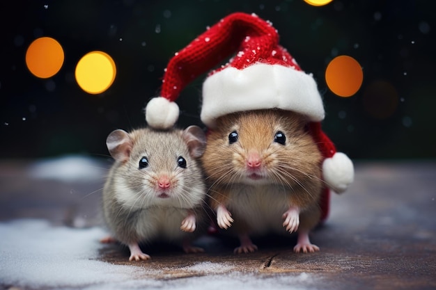 Animales divertidos de Navidad