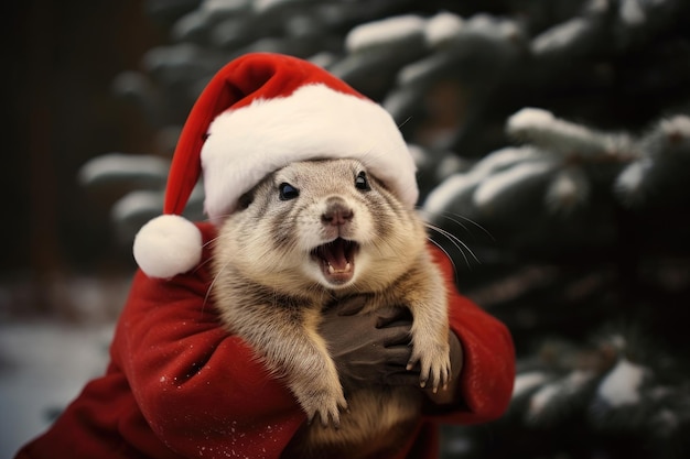 Animales divertidos de Navidad