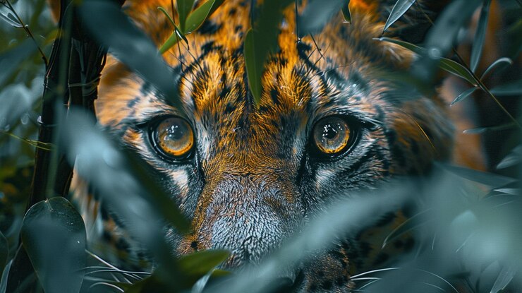 animales salvajes fotografía relística con la naturaleza
