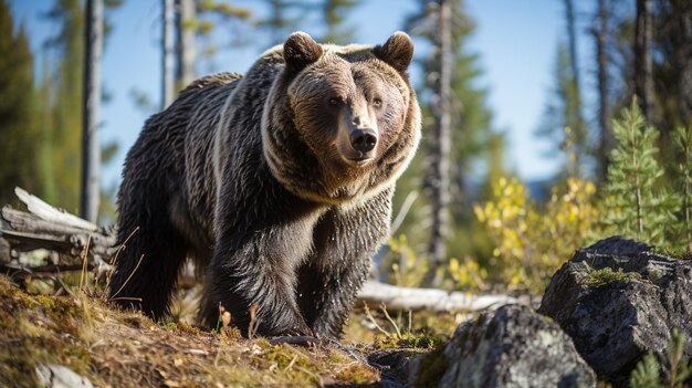 Animales salvajes increíble fotografía de la naturaleza protegen el mundo salvaje ai illustation