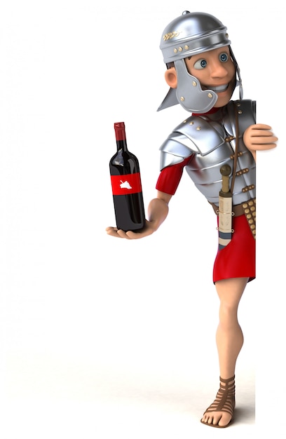 Animation eines römischen Soldaten