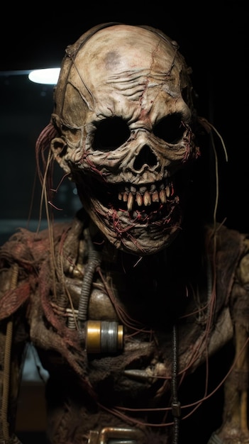 Animatronic de terror analógico