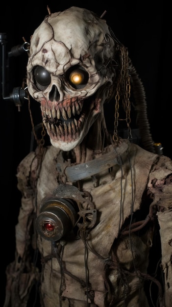 Animatronic de terror analógico