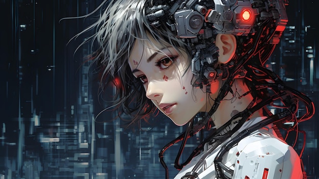 El anime de la chica cyberpunk