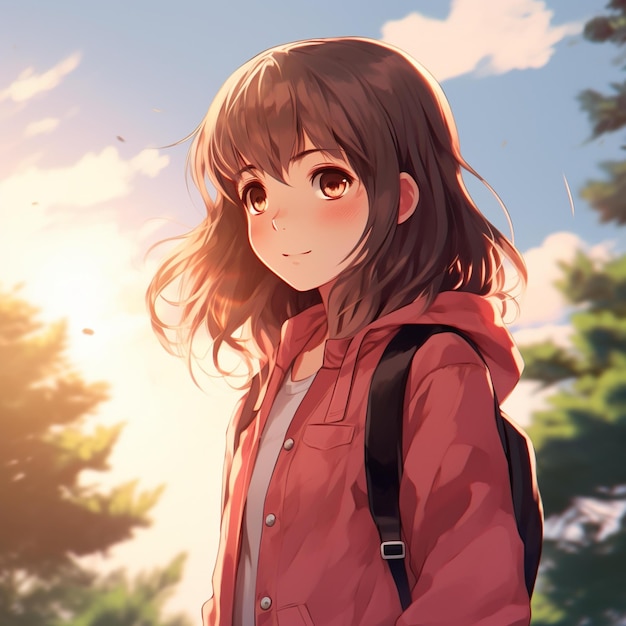 Anime garota fotos de estoque imagens Cute Kawaii Personagem fantasia retrato romântico