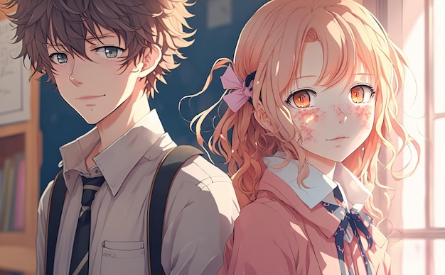 Anime-Romanze für Jungen und Mädchen