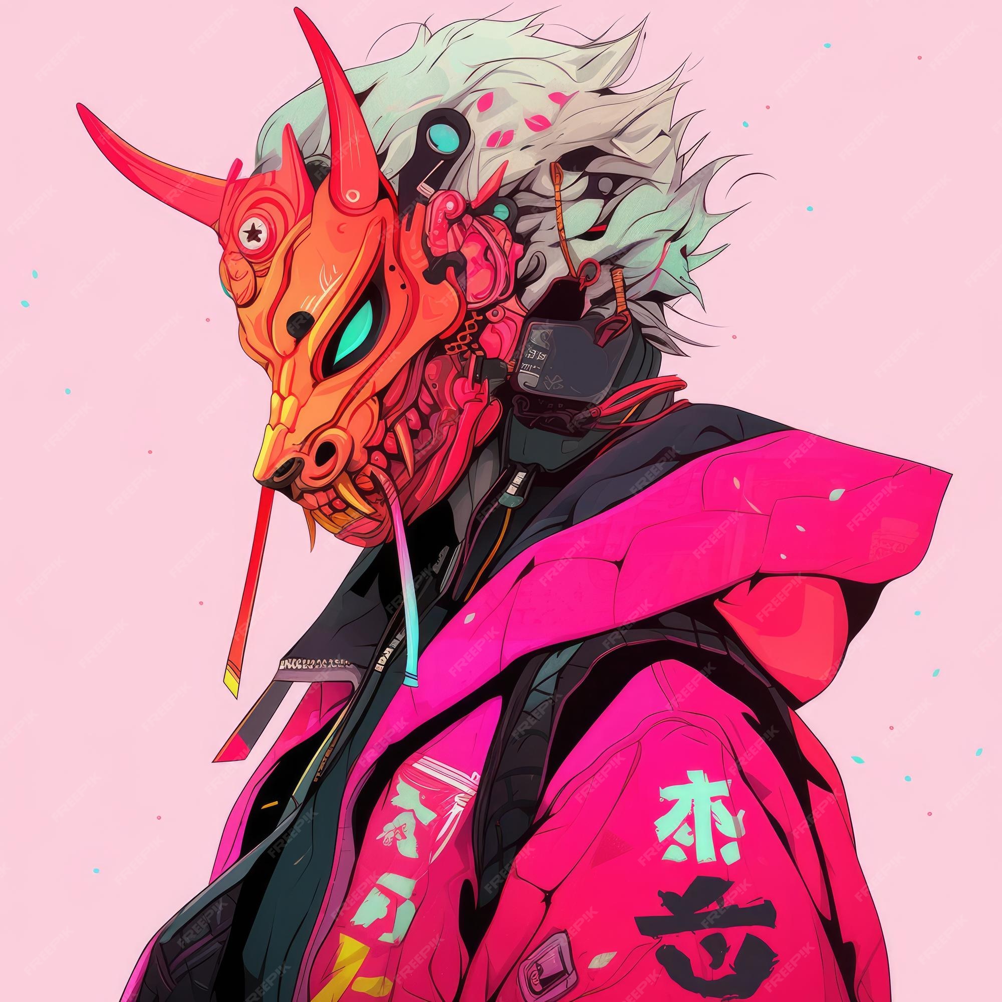 Anime samurai cyberpunk