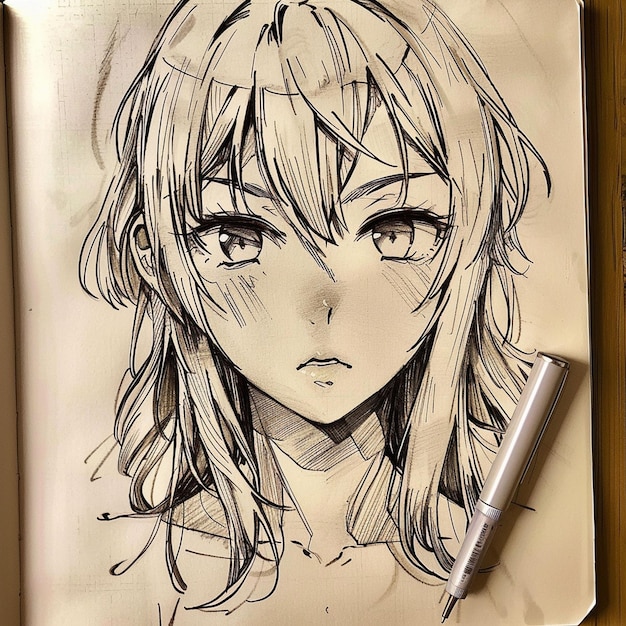 Anime-Sketch-Tapeten