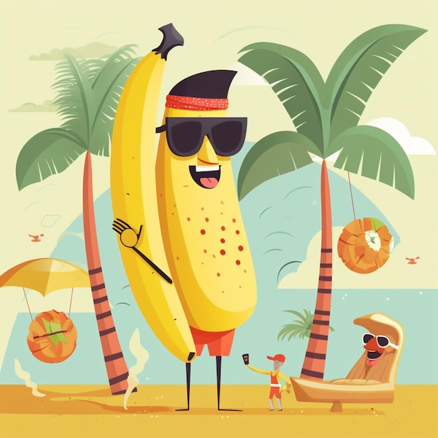 Foto animierte banane 4