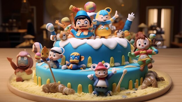 Foto aniversário de doraemon 3 de setembro generative ai