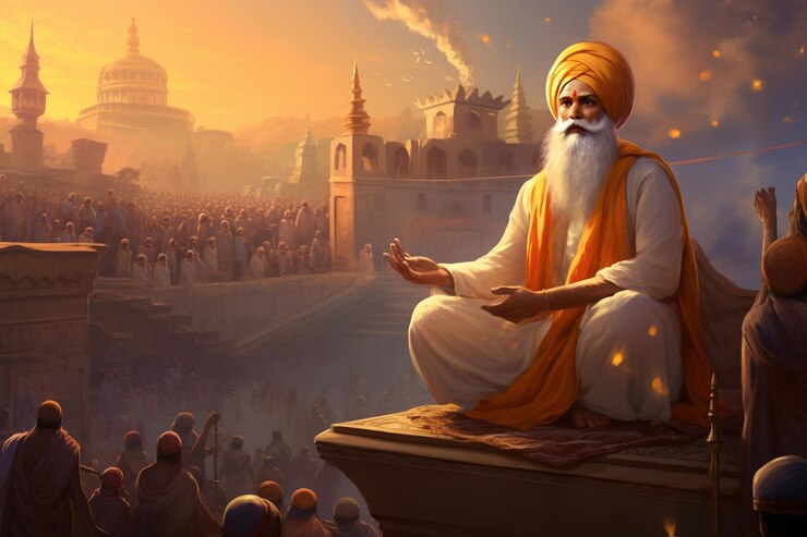 Foto el aniversario del nacimiento de guru nanak devs