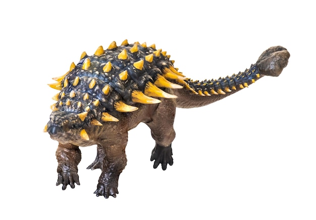 Ankylosaurus-Dinosaurier isolierter Hintergrund