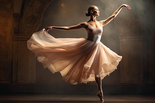 Anmutige Ballett-Eleganz auf Spitzen