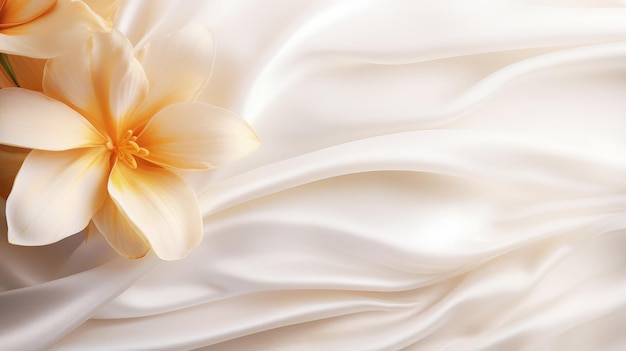 Anmutige Magnolia- und Lilienbanner, ruhige Blumen Schönheit mit reichlich Kopierplatz, perfekt für verschiedene kreative Projekte und elegante Designs