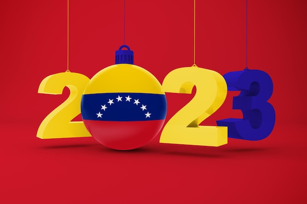 Foto año 2023 con bandera de venezuela