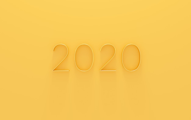 ano novo fundo amarelo