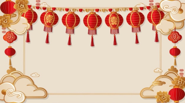 Ano Novo Lunar BG Tet fundo plano vietnamita chinês celebração evento design papel de parede