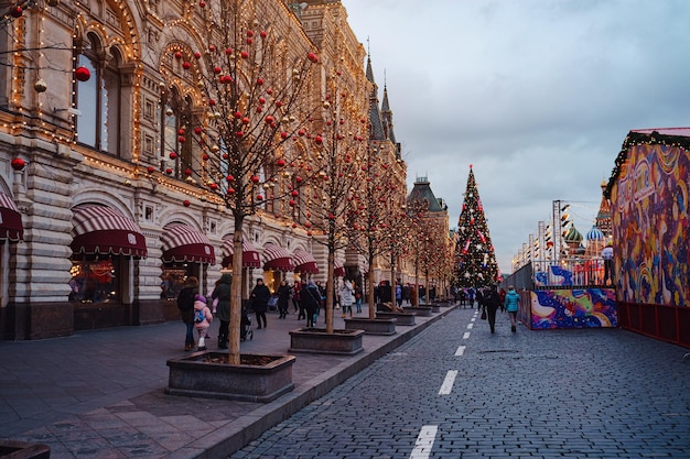 Año nuevo en la capital de Rusia