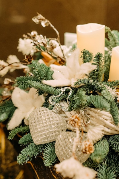 Año nuevo vacaciones decoración adornos árbol de navidad