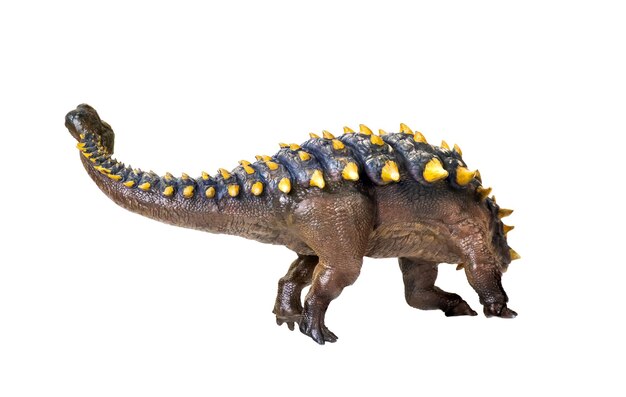 anquilosaurio dinosaurio fondo aislado