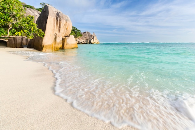 Anse Source D'Argent en la noche La Digue