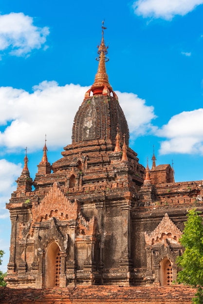 Ansicht der alten Pagoden in Bagan