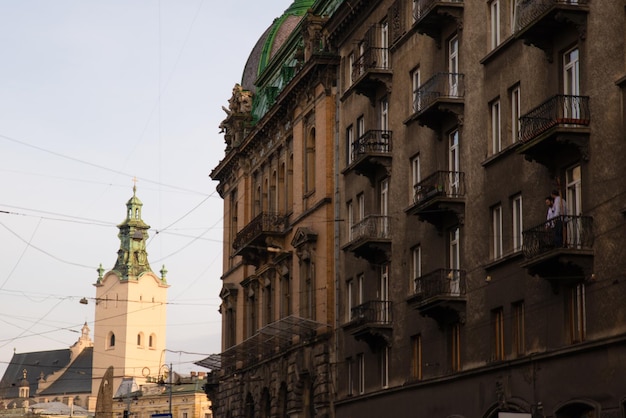 Ansicht der alten städtischen Architektur