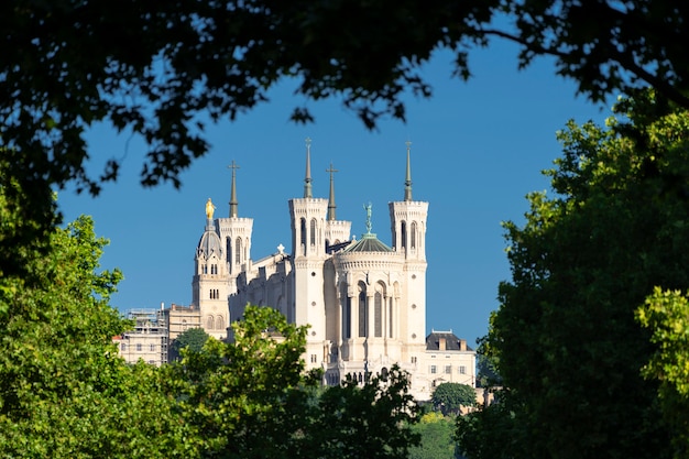 Ansicht der Basilika Notre Dame de Fourviere