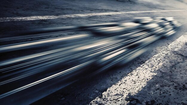 Ansicht der Bewegungsverschwörung Geschwindigkeit über der Grunge Asphalt Straßenoberfläche Hintergrund abstrakte Verschwörung Tapeten con