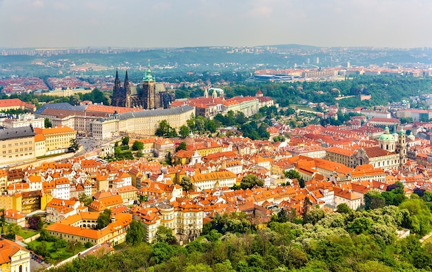 Ansicht der Burg Prazsky hrad