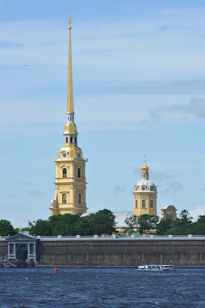 Ansicht der Peter- und Paul-Festung in St Petersburg, Russland