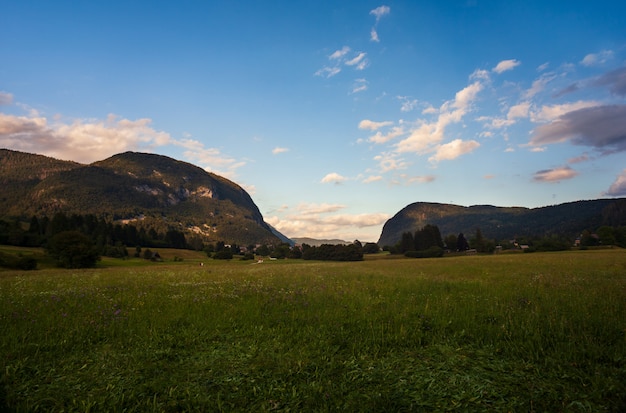 Ansicht der slowenischen Landschaft, Slowenien