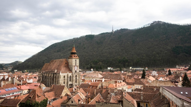 Ansicht des alten Brasov-Zentrums Rumänien