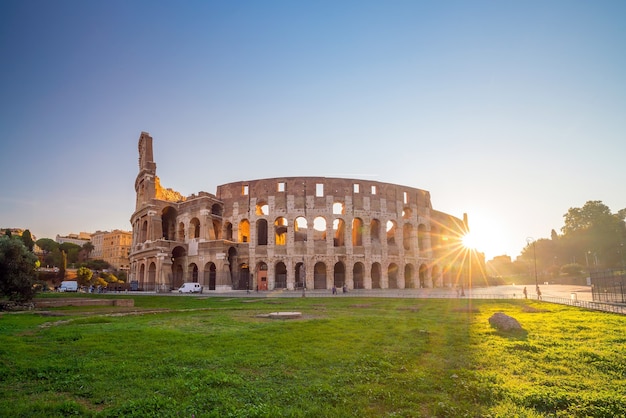 Ansicht des Kolosseums in Rom, Italien, Europa