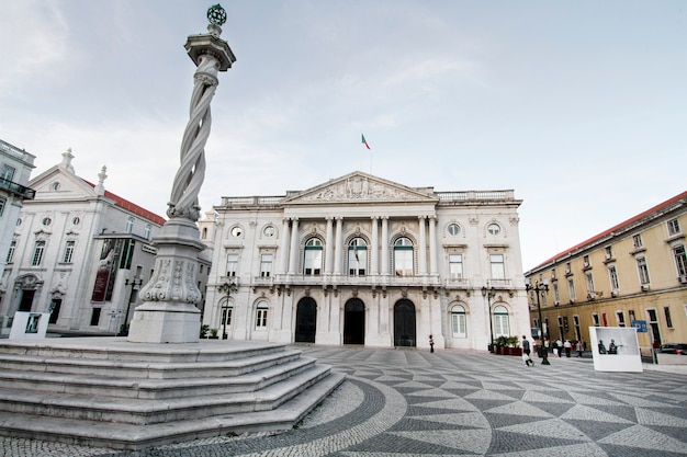 Ansicht des Rathausgebäudes gelegen in Lissabon, Portugal.