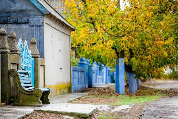 Ansicht über altes hounse im Dorf von Ost-Eaurope