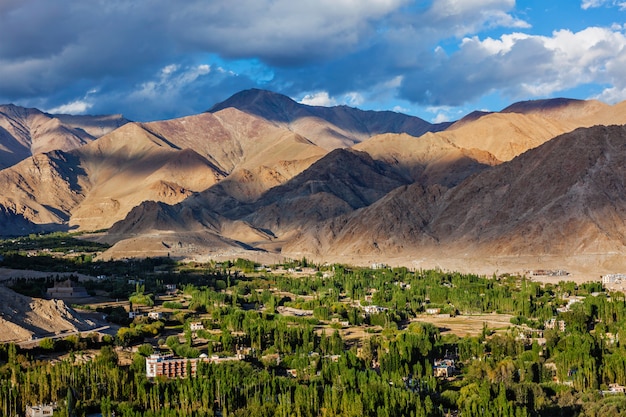 Ansicht von Leh, Indien