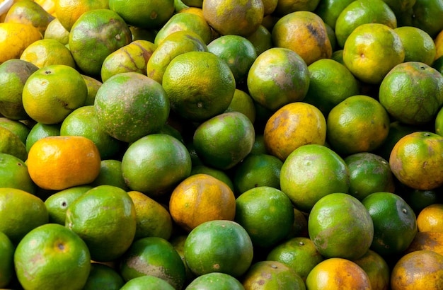 Ansicht von oben frischer orangefarbener Hintergrund gesundes Fruchtkonzept beliebte Frucht oder Marktfrucht55