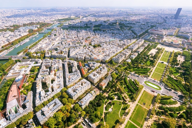 Ansicht von Paris vom Eiffelturm