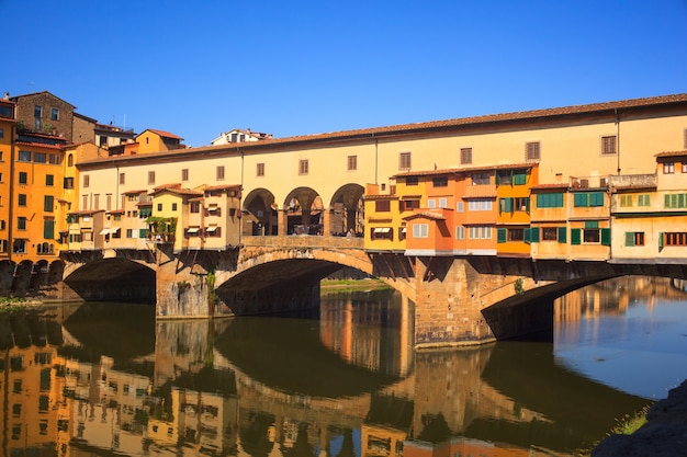 Ansicht von Ponte Vecchio in Florenz