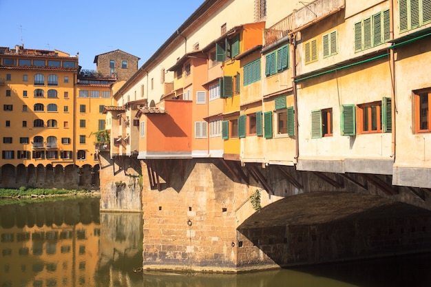 Ansicht von Ponte Vecchio in Florenz