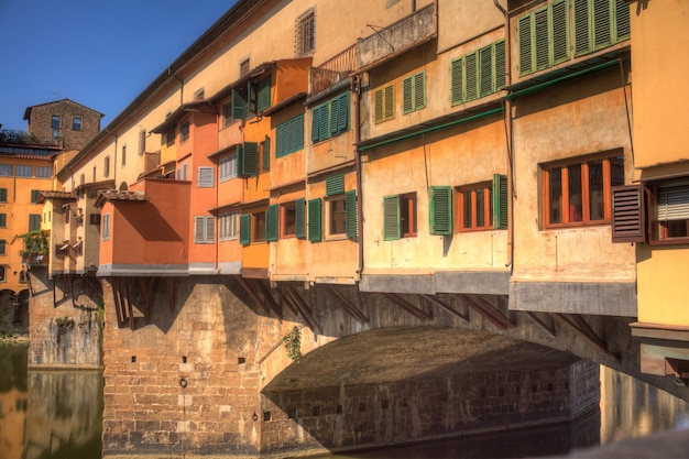 Ansicht von Ponte Vecchio in Florenz